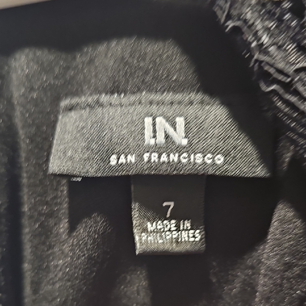 I.N. San Francisco Black High Low Lace Dress - Picture 2 of 4